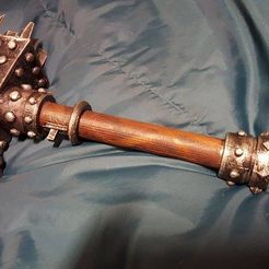 blackhand1_display_large.jpg Free STL file Blackhand's warhammer・3D printing design to download