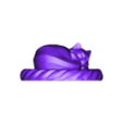 cat curl up.stl 3Dmodel STL Katze einrollen