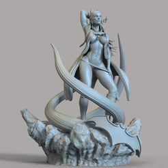 mujer-batman-batman-woman-stl-3d.jpg Free 3D file BATMAN WOMAN, BATMAN WOMAN STL・3D printer design to download
