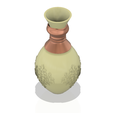 vase-315 v4-01.png vase cup pot jug vessel v315 for 3d-print or cnc