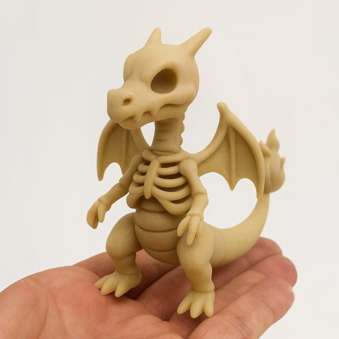 CHARIZARD Fossil Skeleton Figure - halloween 3D model