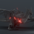 0000.png Disaster Dragon - rigged  [STL file included]
