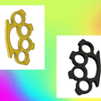 3.png Knuckle Duster - Defense - Kastet - Castet - Beer Opener - GTA - Plastic toy jewelry - Knuckles - file for 3D printing