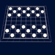 22.jpg Checkers Board Game 3D Print Model