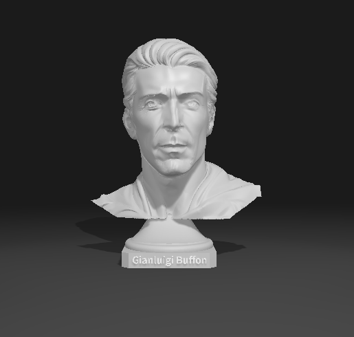 🇮🇹 Gianluigi Buffon - Premium Statue・ STL File for 3D printing