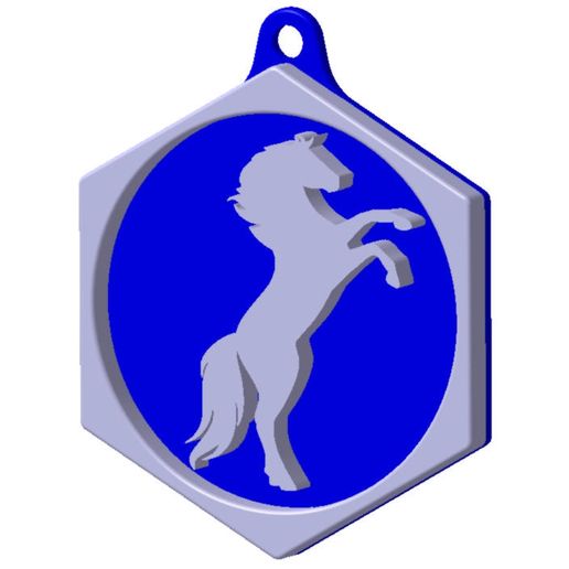 CABRE HORSE key ring 3D model