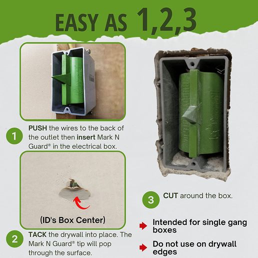 81iE18F60jL._SL1500_.jpg Mark N Guard Tool - DRYWALL MARKER