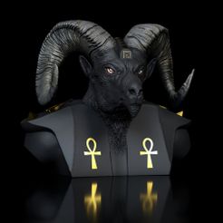 Shop9.jpg 3D file Egyptian god Herischef - STL print file -High-Polgon・3D print design to download