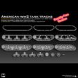 tracks-insta-promo-royfree.jpg American WW2 Tank Tracks And Components Royalty Free Version