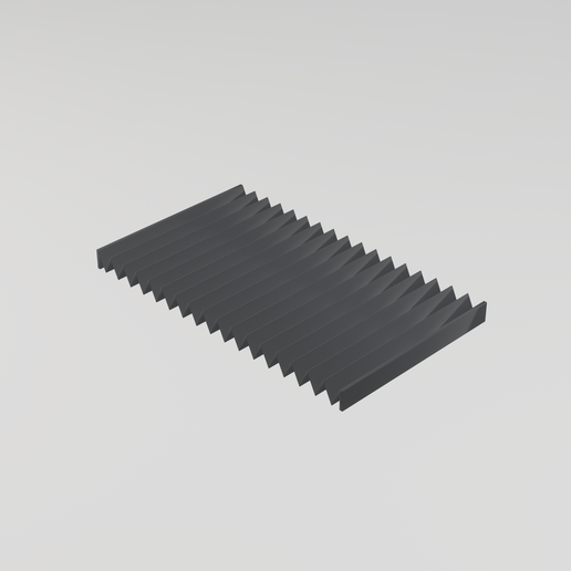 vise_jaw.png Flat Bellows Way Cover 150mm Width × 250mm Length – TPU Printable Strip Cover for Bridgeport, Shapeoko 5 Pro, Onefinity, Tormach, Mid CNC Router & VMC