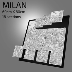 Schermata-2021-12-03-alle-16.53.02.png Fichier STL Milan 3D | Fichiers numériques | Fichier STL 3D | Plan de Milan en 3D | Art urbain en 3D | Point de repère imprimé en 3D | Modèle de la ligne d'horizon de Milan | Art en 3D・Design pour impression 3D à télécharger