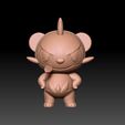 cgtrader-Pancham-1.jpg Pancham - Pokemon 3D Print Model