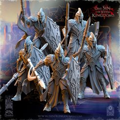 Elves-Warriors-Lance.jpg Archivo 3D Guerreros Elfos de Silvermoor・Modelo para descargar y imprimir en 3D