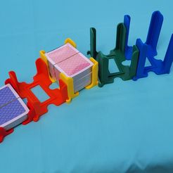 ULLD” dl _ ie Fichier STL Plateau de cartes à jouer à emboîtement, organisation de soirées de jeux - hauteur 3 jeux (55mm)・Modèle pour imprimante 3D à télécharger