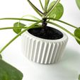 misprint-8313.jpg The Rilas Planter Pot with Drainage | Tray & Stand Included | Modern and Unique Home Decor for Plants and Succulents  | STL File
