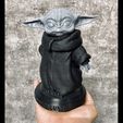 IMG_E9060.JPG Yoda Baby - Mandalorian Star wars - High quality