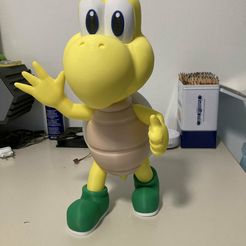 Koopa troopa green (Greeting pose) from Mario games - Multi-color, gaetancs