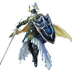 631ebd80a0fe3d94d5fea6374c57f4ce.jpg 3D-Datei Warriors of Light - FINAL FANTASY / ACTIONFIGUR / STL kostenlos・3D-Druckvorlage zum Herunterladen