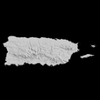 PuertoRico1.png USA Puerto Rico Topographic Map - 3D Terrain Elevation - Relief Map - Topography of Puerto Rico