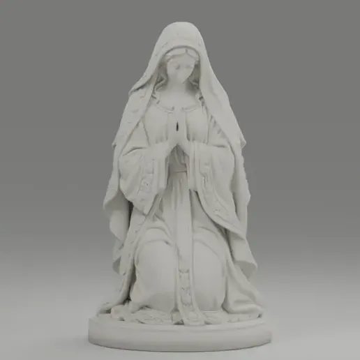Vierge Marie — Pack 6 STL, collections 10 et 20 cm