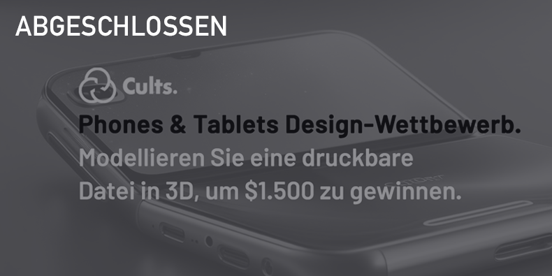 Die Herausforderung von Design und 3D-Druck in Bezug auf Telefone und Tablets.