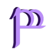 b-mb as in umbar.obj Alfabeto élfico de El señor de los anillos (Tengwar)