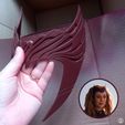 Wandavision_Scarlet_Witch_Inspired_Crown06.jpg Wandavision Scarlet Witch Inspired Crown 3D print model