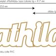 MATHILDA2.jpg Mathilda, Luminous First Name, Lighting Led, Name Sign