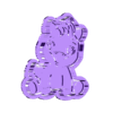 unicorn smiling sitting-cutterstamp.stl cortador de galletas unicornio sonriente sentado
