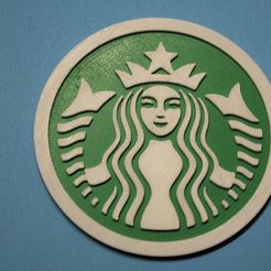 DSC_0027.JPG STL-Datei Starbucks coaster kostenlos・3D-Drucker-Modell zum herunterladen