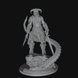renderfront.png The Elder Scrolls V: Skyrim - Dragonborn / Dovahkiin Statue