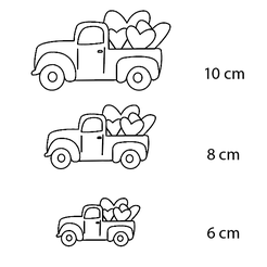 autos.png Fichier STL camion corazones cortador de galletas・Modèle à imprimer en 3D à télécharger