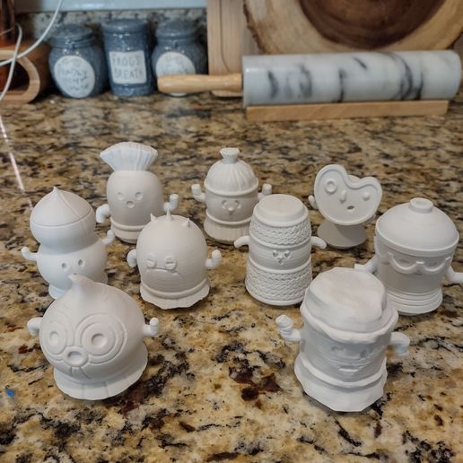 Set #3 - Animal Crossing New Horizons Gyroid 3D model