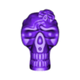 000.stl Skull Model