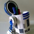 RD2D make_6.jpg STAR WARS - R2D2 highly detailed &ready to print, 360° rotating head & openable to use it as a storage box.