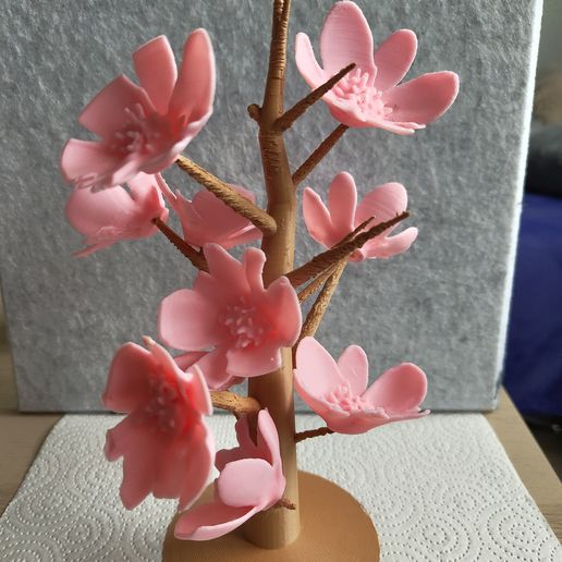 Japanese Cherry Flower Tree  (Generated with AI and edited) 🌺🌸 3D model