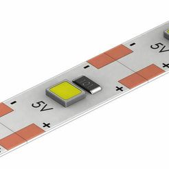 080c543e-087c-43a8-ac65-0581ed9e7f40.JPG Free 3D file LED strip segment 5V white・3D print design to download