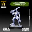 yy owe VANQUISHERS uP COMMANDER KNIGHT $OUL// Studio jy 35 MM MODULAR PRE-SUPP w PARTS & aS 7, aS Vanquishers Company Commander