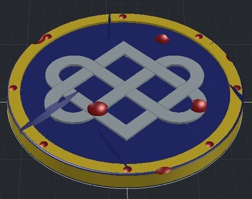 🛡️ Celtic shield infinity symbol notched infinity compatible playmobil ...