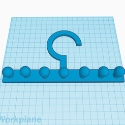 Mask hanger.png Fichier STL gratuit Cintre pour le séchage des masques・Plan imprimable en 3D à télécharger