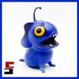 Untitled-design-5.jpg Fichier STL Bleu des bêtes de mer à bouche ouverte・Design pour impression 3D à télécharger