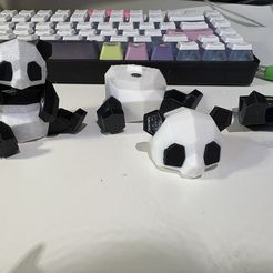 🐼 Puzzle Baby Panda Low Poly