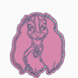 dama.png Lady and the tramp cookie cutter pack