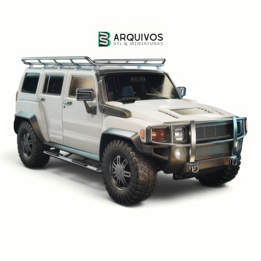Hummer H3 Middle poly Tuning Variation white