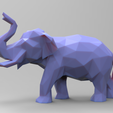 untitled.182.png Elephant Low Poly