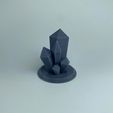 crystal-print-1.jpg Crystals / Gem Cluster – Miniature for Fantasy D&D Dungeons and Dragons RPG Roleplaying Games. 28mm Scale