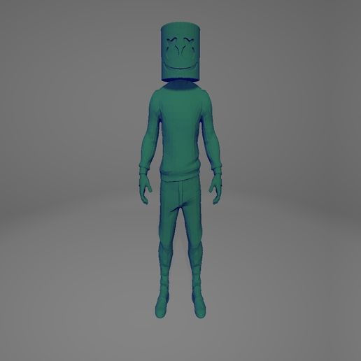 marshmello articulated 3D model