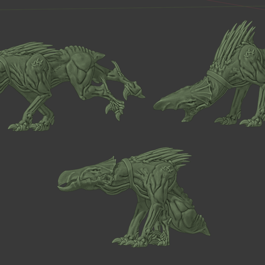 Additional Cannibal Chicken Companion Ouch Puppies 3D model