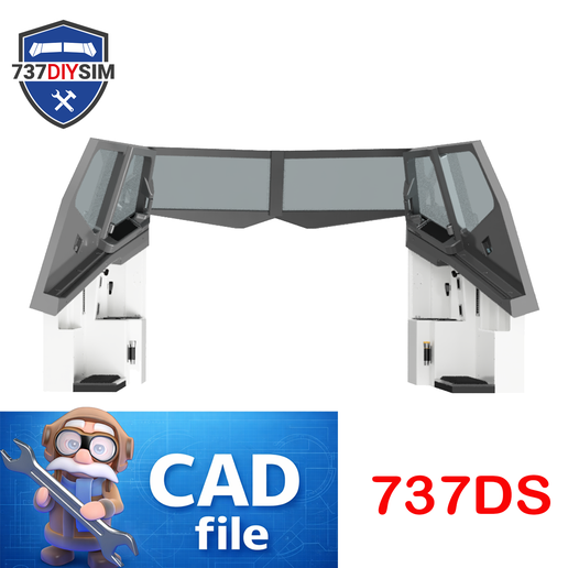 💭 737 Cockpit Sidewall Assembly (Versión MDF) - Fusion 360 CAD
