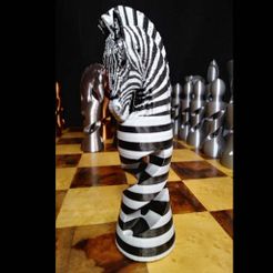Zebra3-R.jpg Download free STL file Zebra Knight (Multi Color Torture Test) • Design to 3D print, ntx9gizzi